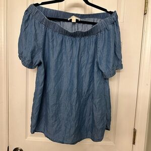 Michael Kors ladies chambray blouse